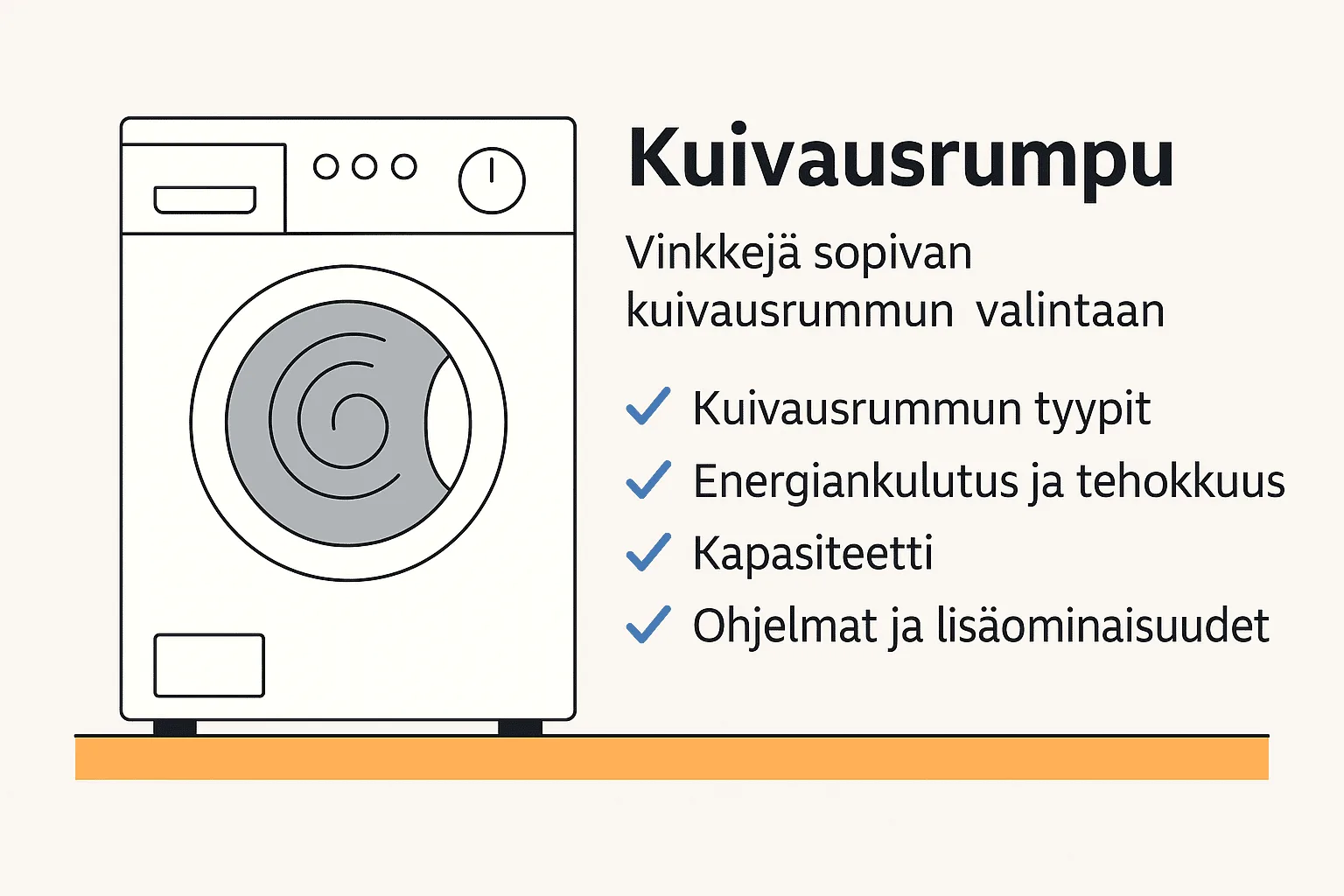 Kuivausrumpu – kannattaako ostaa ja miten valita oikea malli?