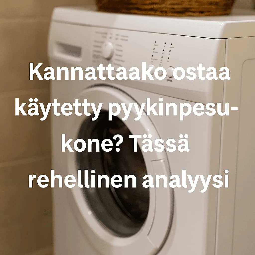 Kannattaako ostaa käytetty pyykinpesukone?
